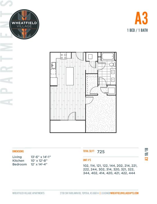 One Bedroom | A3