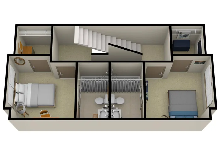 Upper Floors - Bedrooms