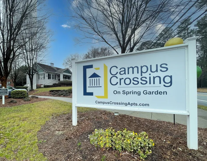 Campus Crossing Spring Garden Entrance on Spring Garden Street