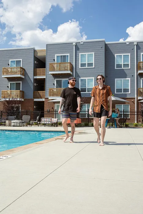 No matter what your lifestyle is, Liberty Flats will keep you plugged into the mix. Enjoy a dip in the resort-style pool or stay home and chill with your dogs or cats, we are pet-friendly after all!