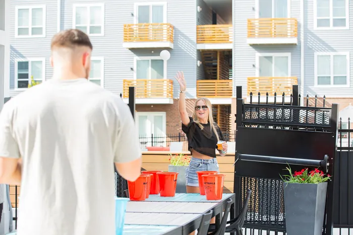 No matter what your lifestyle is, Liberty Flats will keep you plugged into the mix. Enjoy a dip in the resort-style pool or stay home and chill with your dogs or cats, we are pet-friendly after all!