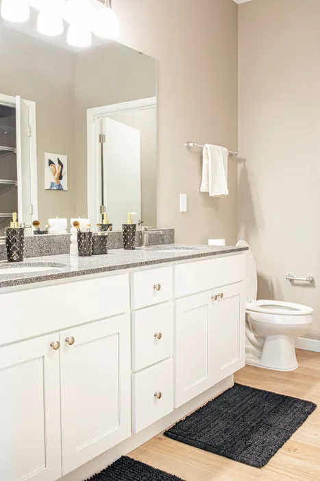 Double vanity Bathroom | Cincinnati OH Apartment For Rent | Liberty Flats