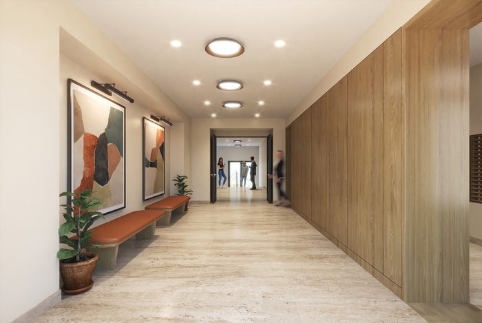 Hallway and Package Room