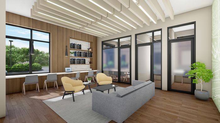 Community Lounge and Office Spaces