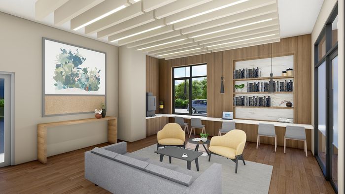 Community Lounge and Office Spaces