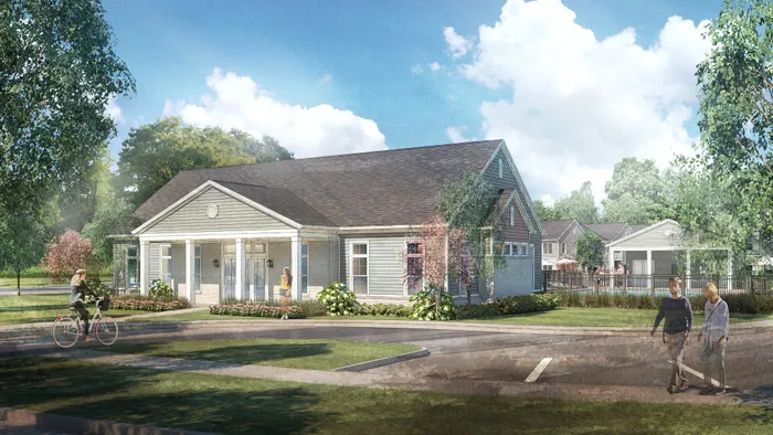 Clubhouse Rendering | Crescent Woods Apartments | Apartments in Gahanna, OH