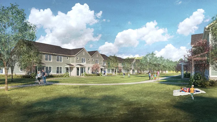 Building Rendering | Crescent Woods Apartments | Apartments in Gahanna, OH