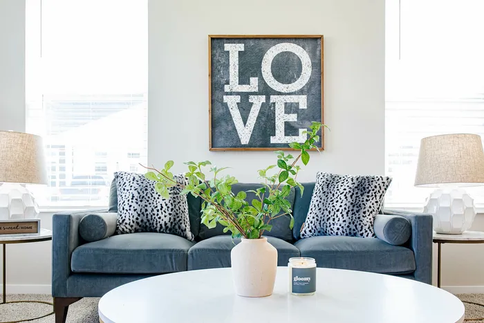 Cedar Floor plan Living Room | Crescent Woods Apartments | Apartments in Gahanna, OH