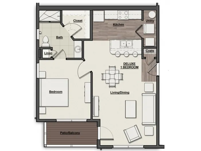 Rivers Edge Deluxe Floor Plan
