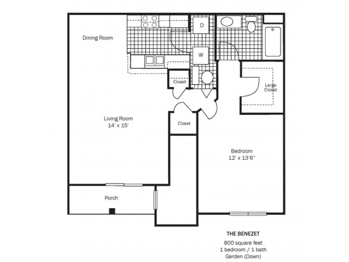 Benezet Floor Plan