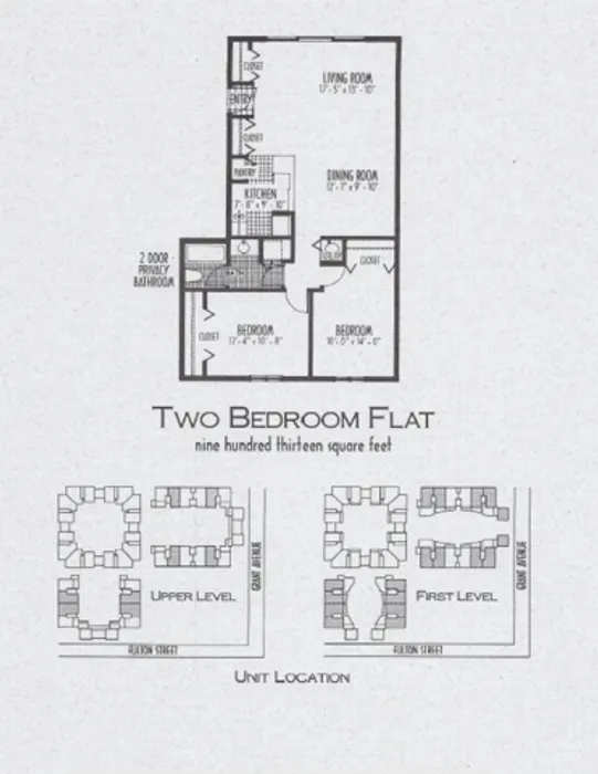 Flat w/ Sliders & Railing