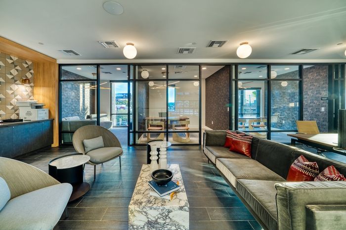 Lounge and printer area