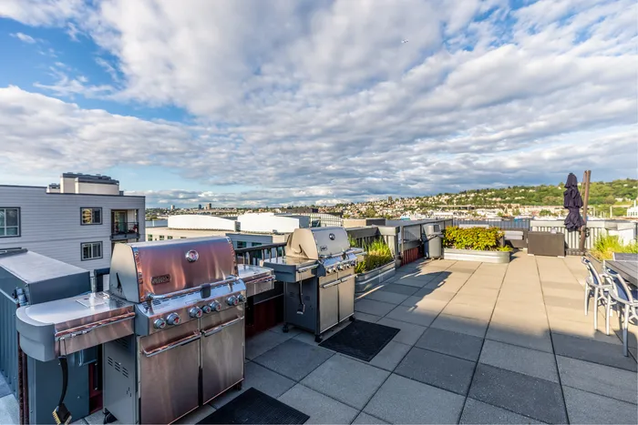 Grills on Rooftop