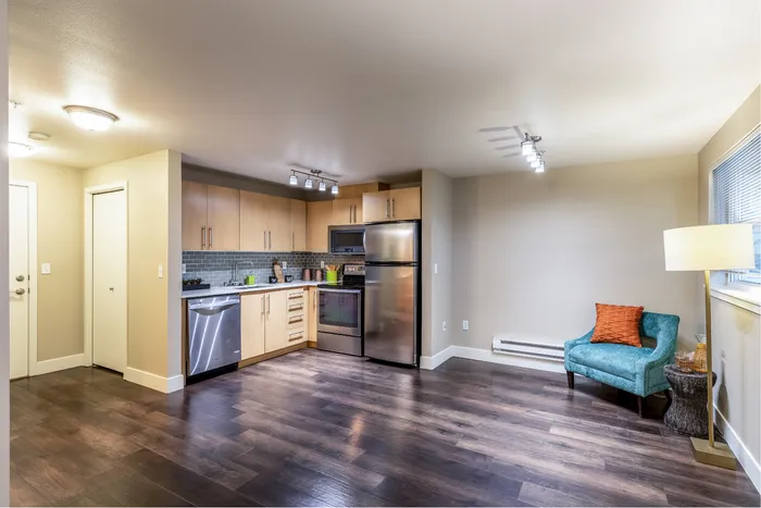 Kitchen From Living Area