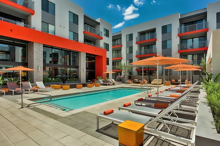 Iconic Pool Lounge at The Tomscot in South Scottsdale, AZ