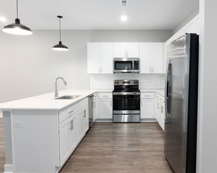 Stylish Plank Flooring Throughout