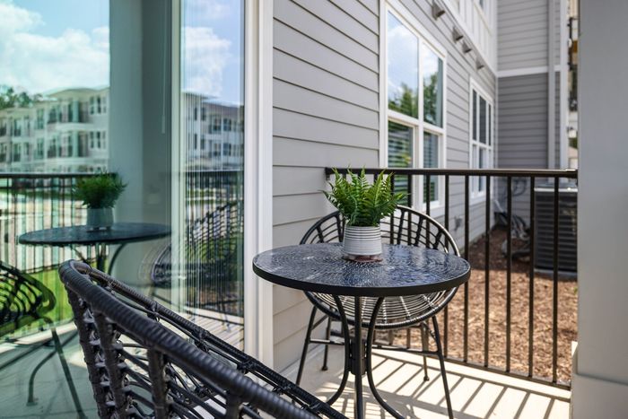 patio with table and chairs