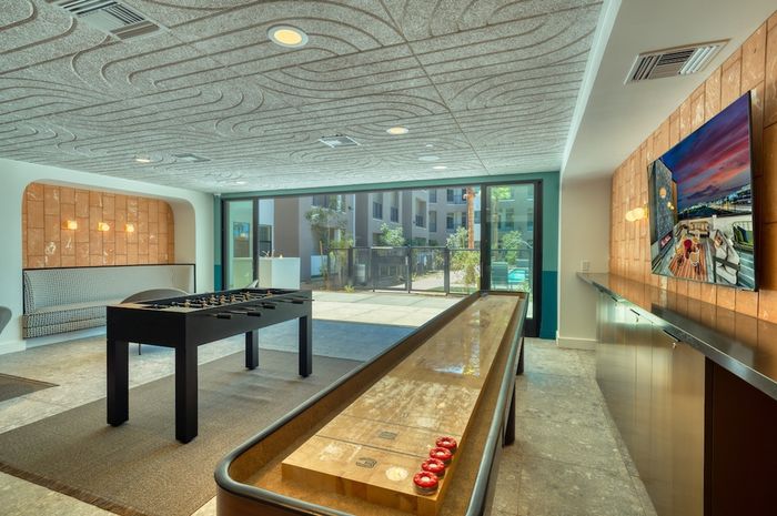 Shuffleboard and foosball table