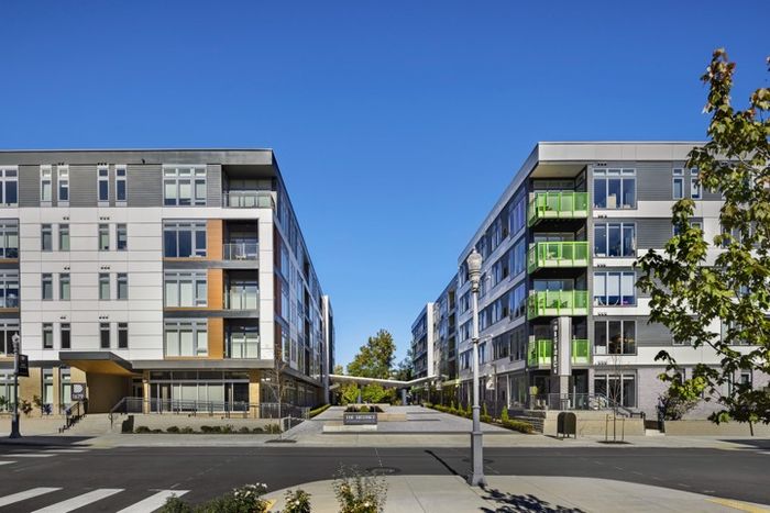 Outdoor view of apartment