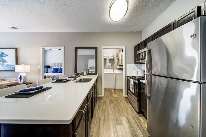 kitchen with stainless steel appliances