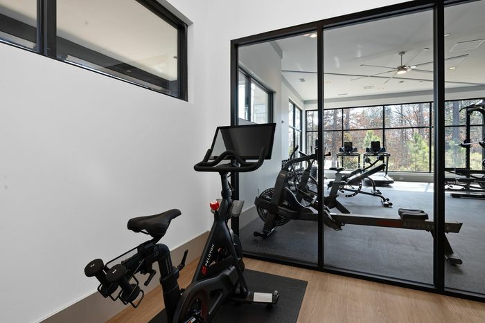 fitness center with equipment