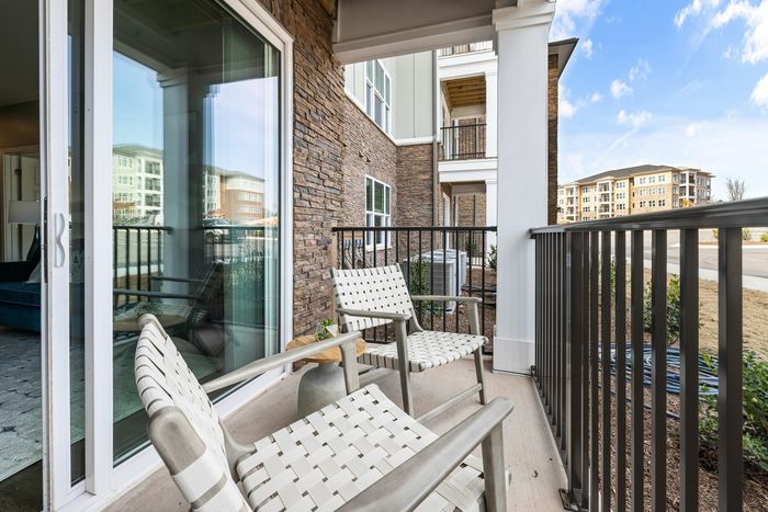 spacious patio