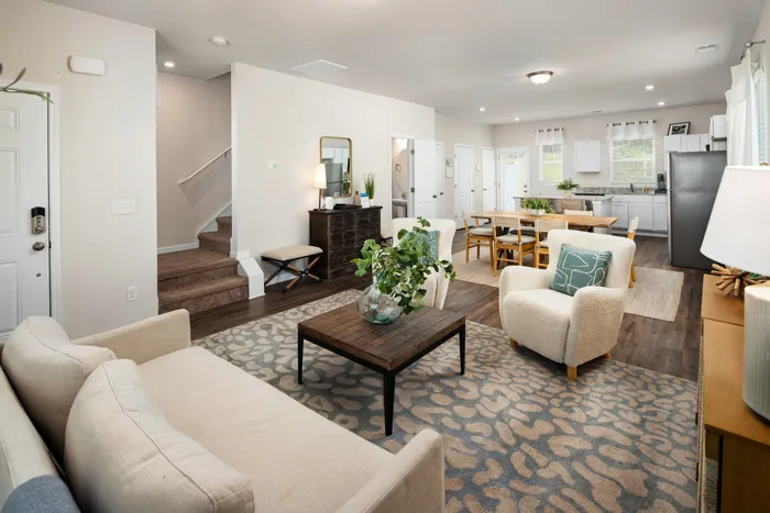 Spacious Living Room - Townes at Hamilton