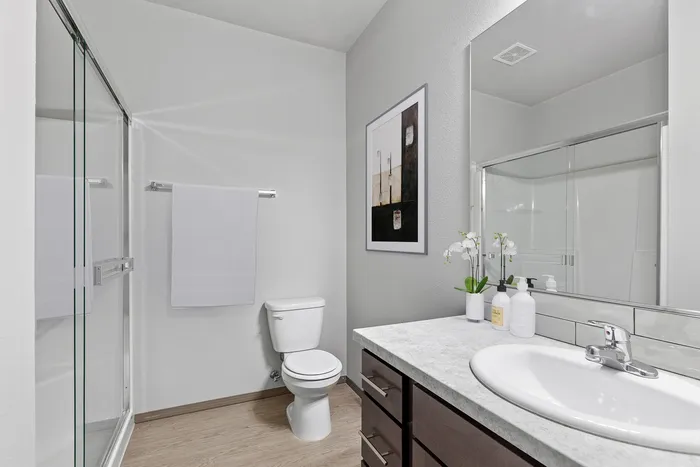 Staged Bathroom