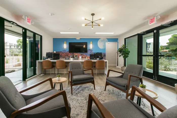 Four Hills Leasing Office lounge seating