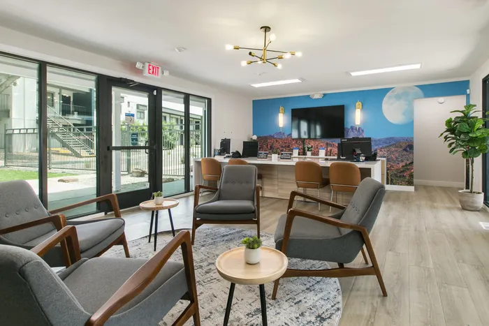 Four Hills Leasing Office lounge seating