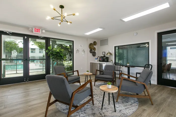 Four Hills Leasing Office lounge seating