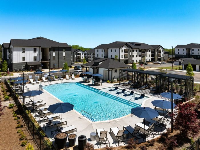 Inviting pool area