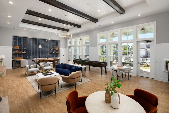 Bright, furnished clubhouse
