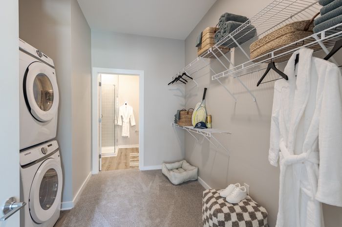 closet and laundry