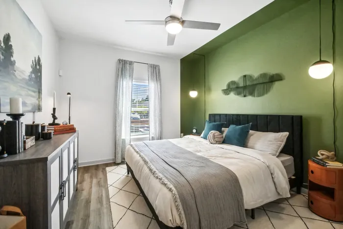 Advenir at Mallory Lake furnished bedroom