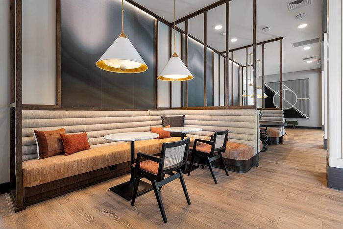 Interior clubhouse communal spaces