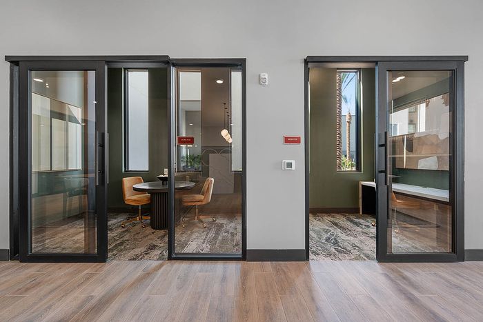 Interior co-working lounge