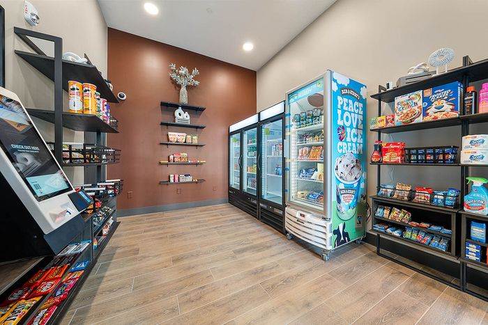 Interior Maker space with micro market