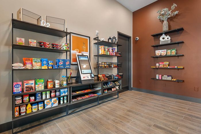 Interior Maker space with micro market