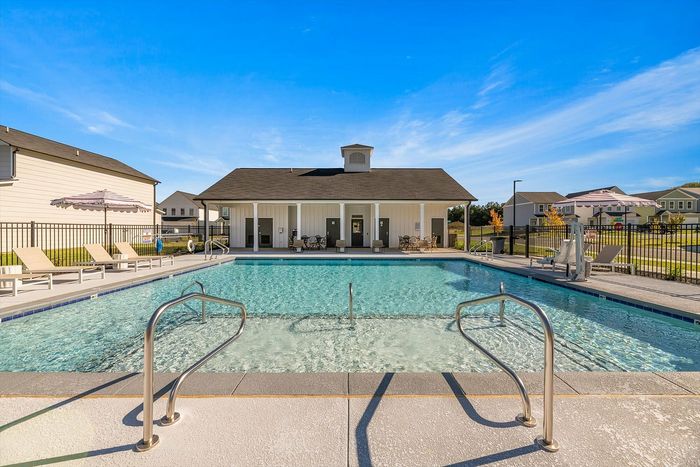 Pool on a sunny day