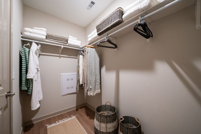 Ava Oakwood luxury apartment spacious closet in Gainesville