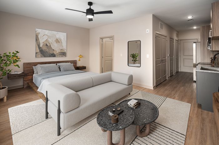 Ava Oakwood furnished studio apartment