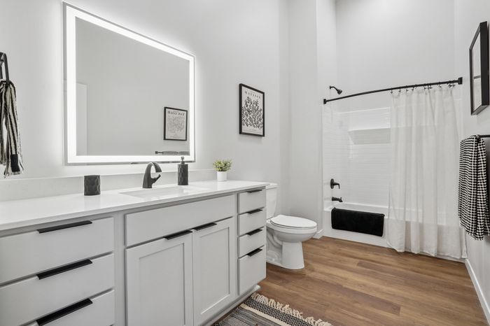2BR, 2BA - 1,000SF - Bathroom