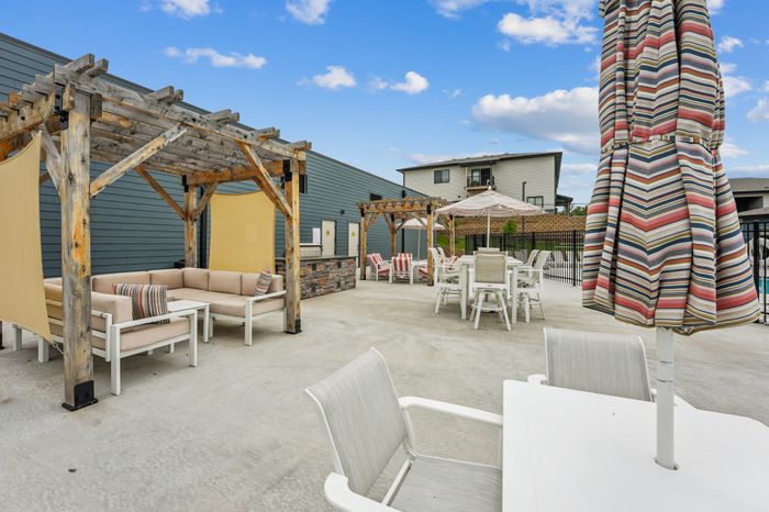 Pool Deck at Capriana Homes