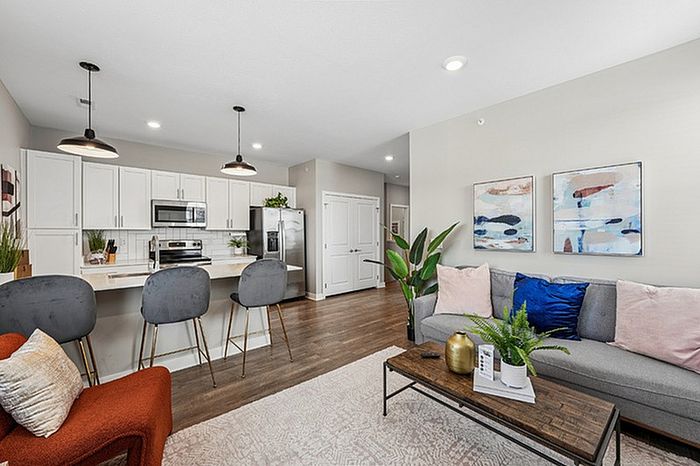 Kitchen and Living Room