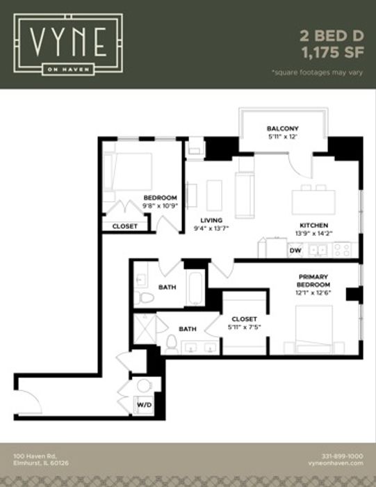 Final - Vyne On Haven - Floor Plans - 2 BED D -TYPE B