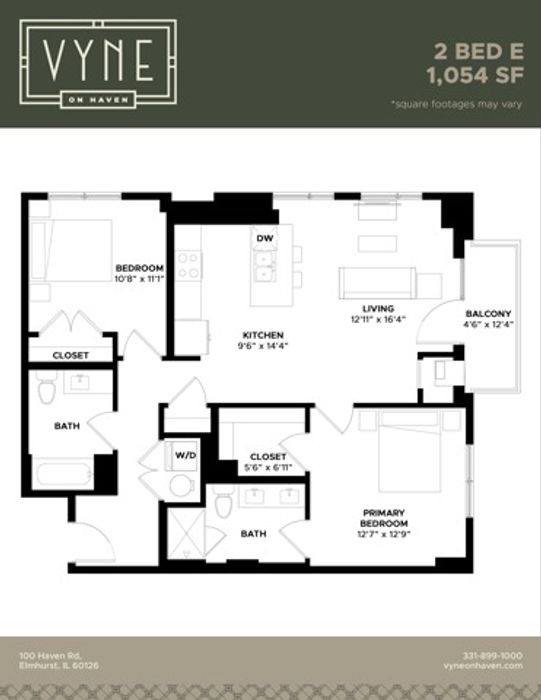 Final - Vyne On Haven - Floor Plans - 2 BED E - TYPE B