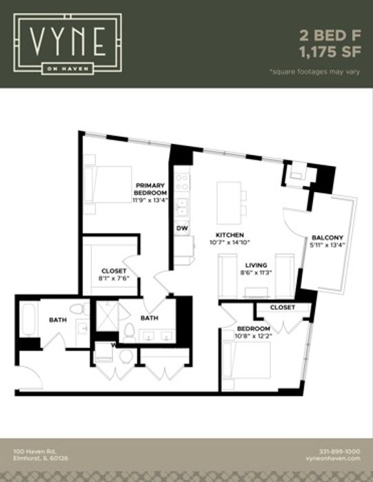 Final - Vyne On Haven - Floor Plans - 2 BED F - TYPE B