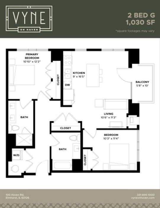 Final - Vyne On Haven - Floor Plans - 2 BED G - TYPE B