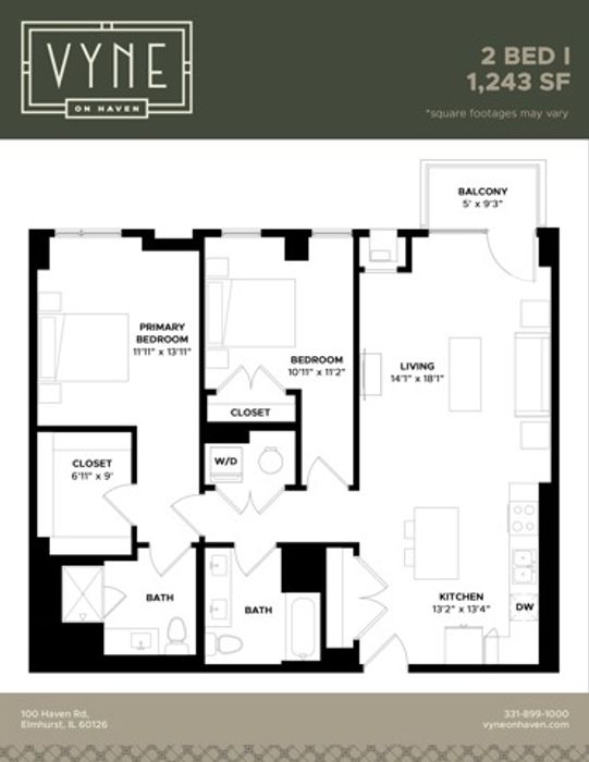 Final - Vyne On Haven - Floor Plans - 2 BED I - TYPE B